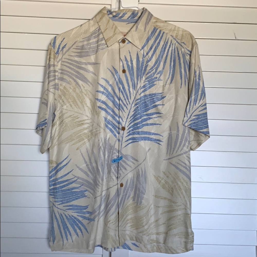 Tommy Bahama 100% silk shirt button down